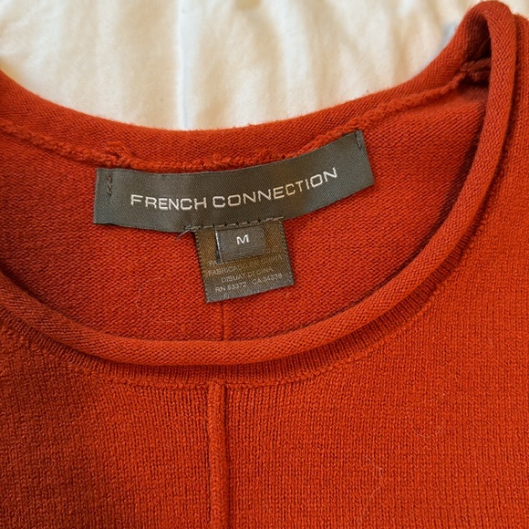 French connection burnt orange fall sweater - Picture 2 of 4